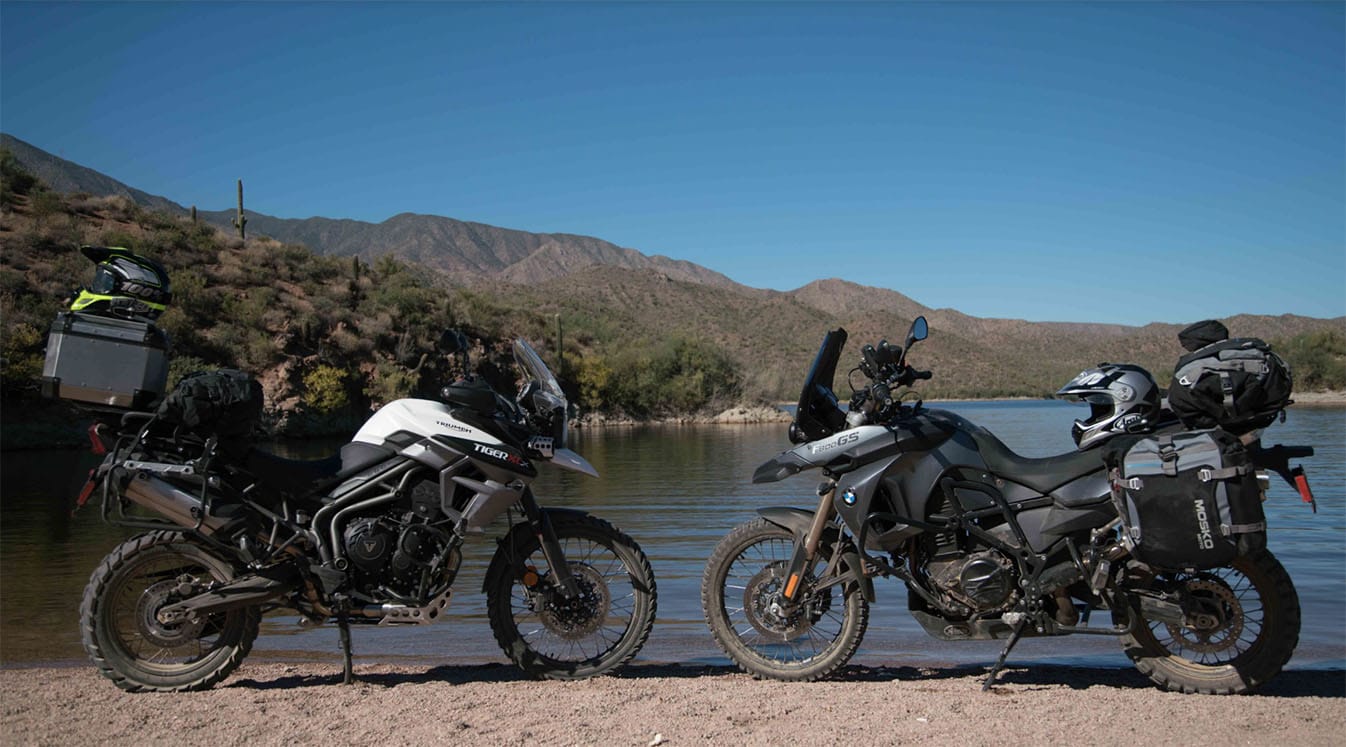 How to Mount a Backpack on a Motorcycle