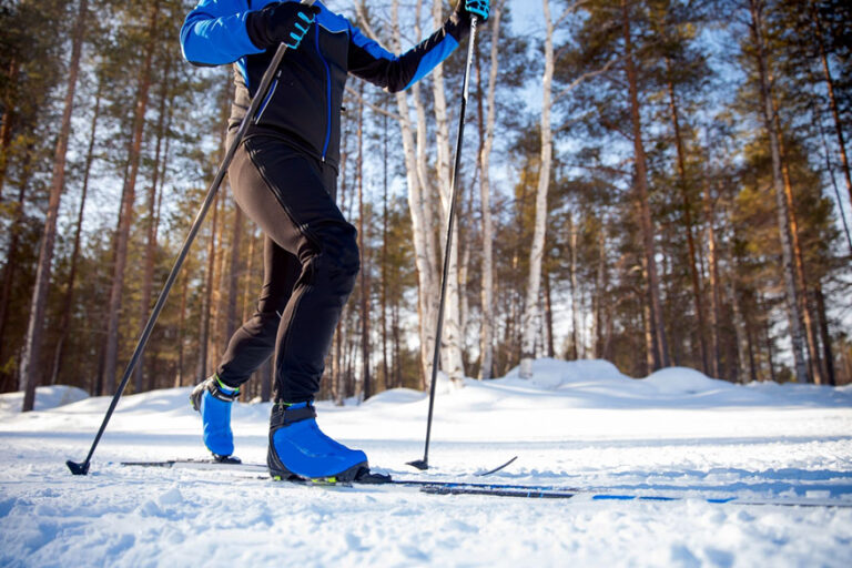 winter cross country skiing